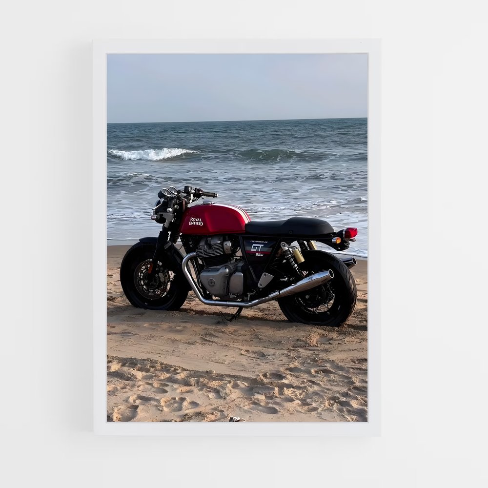 Poster Rouges Horizons – affiche Royal Enfield (vue 3)